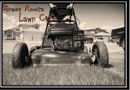 Kilpailutyö #7 kilpailussa                                                 Logo for  "Grass Roots Lawn Care"
                                            
