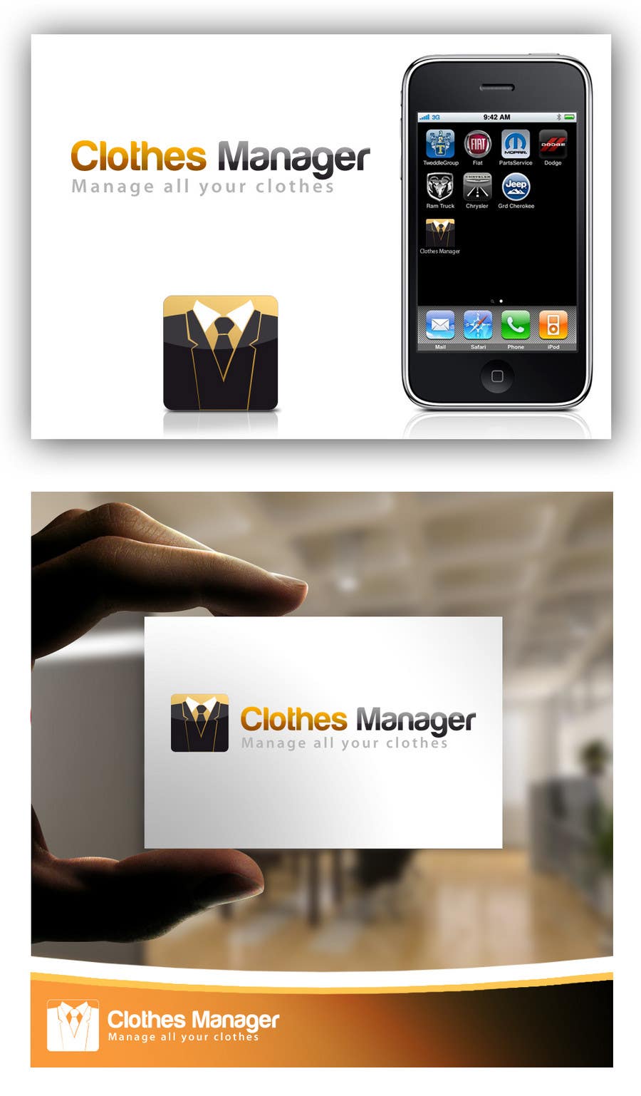 Intrarea #23 pentru concursul „                                                Logo Design for Clothes Manager App
                                            ”