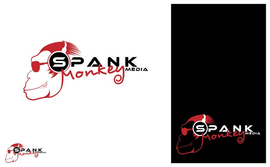 Bài tham dự cuộc thi #376 cho                                                 Logo Design for Spank Monkey Media
                                            