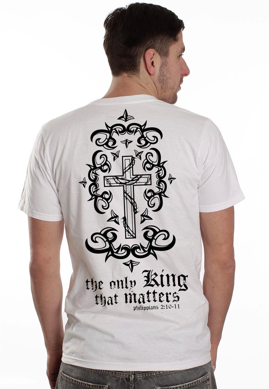 Proposition n°8 du concours                                                 Design a T-Shirt for every knee shall bow
                                            