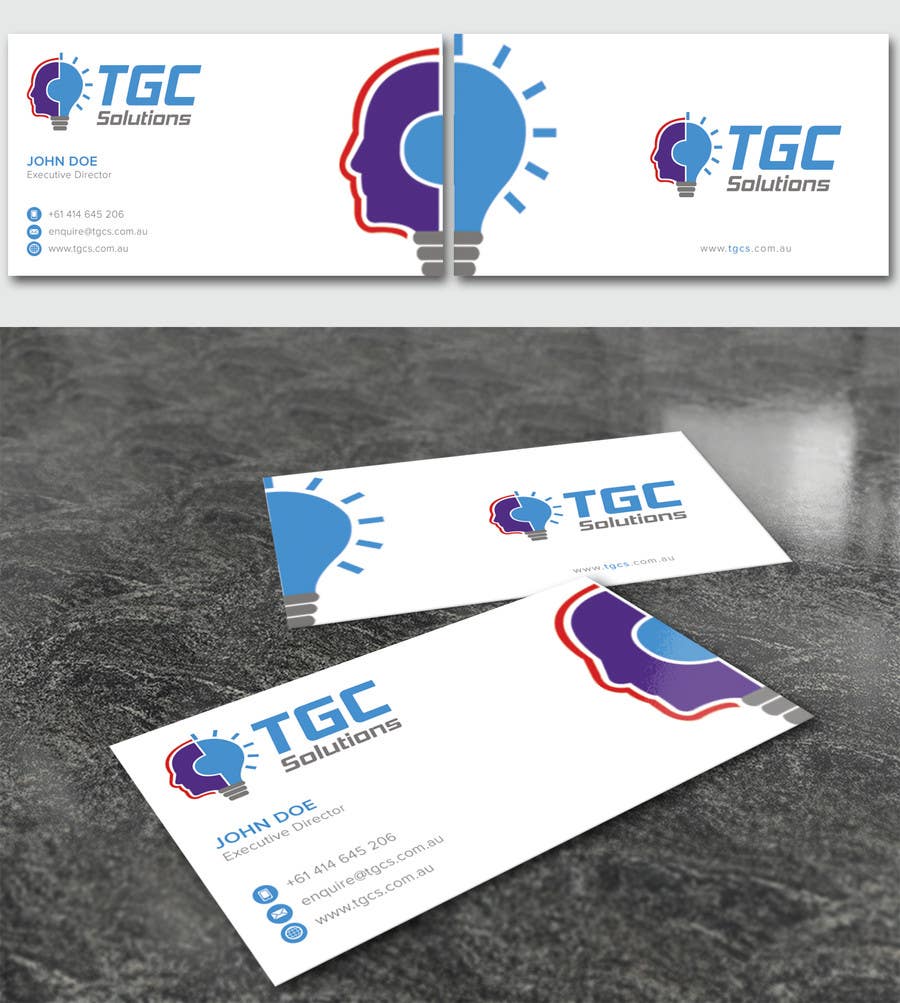 Konkurrenceindlæg #12 for                                                 Design some Business Cards for TGC Solutions
                                            