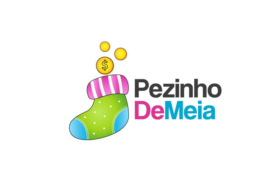 Penyertaan Peraduan #76 untuk                                                 Logo Design for Pezinho de Meia (Baby Socks in portuguese)
                                            