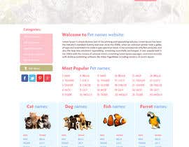nº 13 pour Design a Website Mockup for toppetnames.com.au par aleksejspasibo 