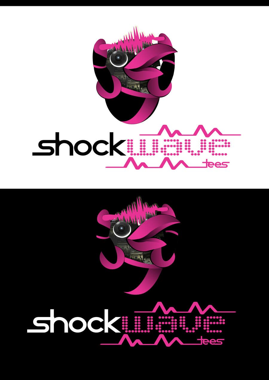Intrarea #139 pentru concursul „                                                Logo Design for T-Shirt Company.  ShockWave Tees
                                            ”