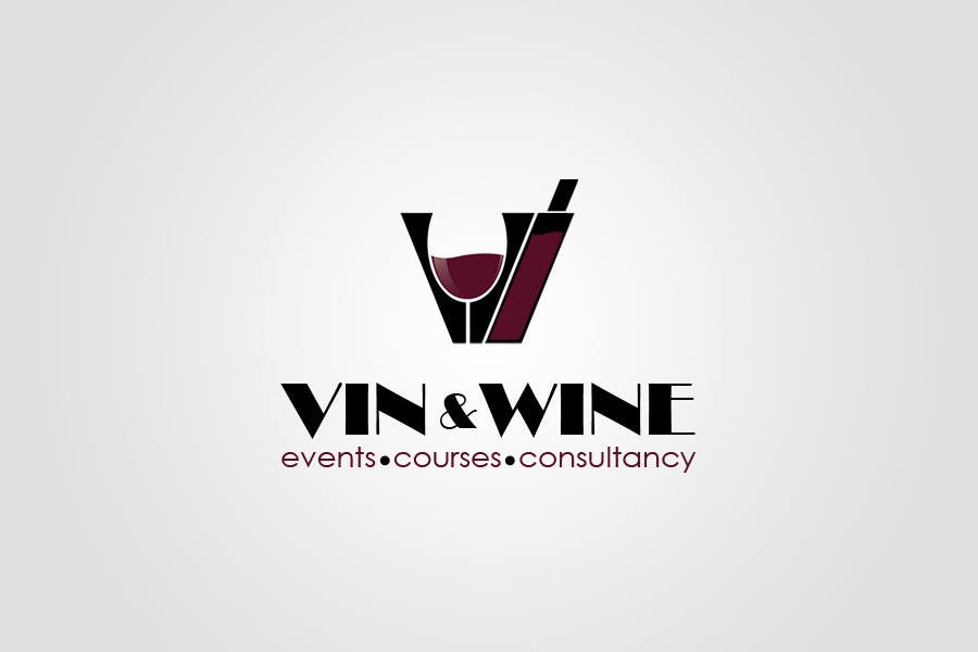 Contest Entry #416 for                                                 Logo Design for Vin & Wine - events, courses & consultancy
                                            