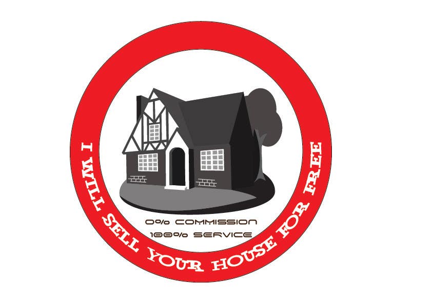 Penyertaan Peraduan #225 untuk                                                 Logo Design for I Will Sell Your House For Free
                                            