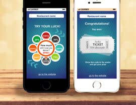 #20 cho Design an App Mockup for a Restaurant discount lottery system bởi Obscurus