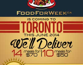 #15 cho Design a Flyer/Poster FoodForWeek.ca bởi magicmar