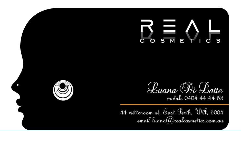 Entri Kontes #11 untuk                                                Business Card Design for Real Cosmetics
                                            