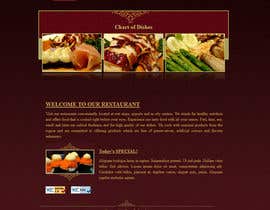 pacedatasoft tarafından Design a Website Mockup for A &quot;Websites for Restaurants&quot; Home Page için no 8