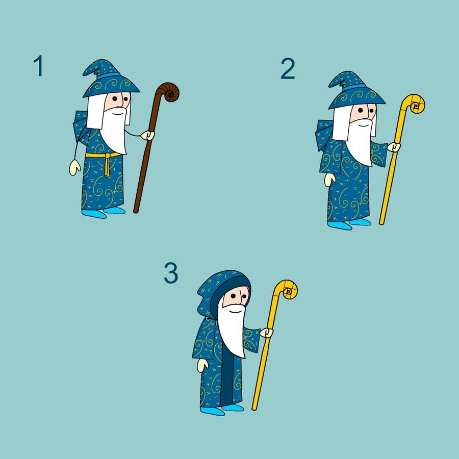 Proposition n°16 du concours                                                 Design a character: Math Wizard
                                            