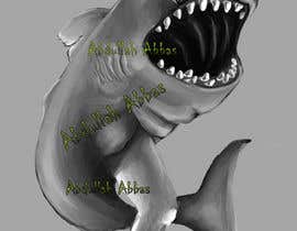 #24 for Illustrate a Half-Man Half-Shark Character for a Movie af abdallaabbas