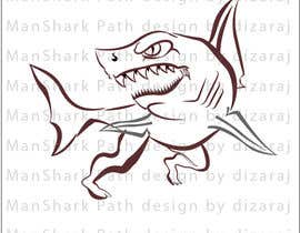#38 for Illustrate a Half-Man Half-Shark Character for a Movie af dizaraj