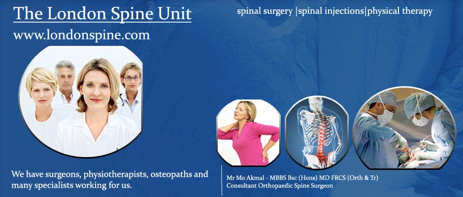 Contest Entry #140 for                                                 Banner Ad Design for London Spine Unit
                                            