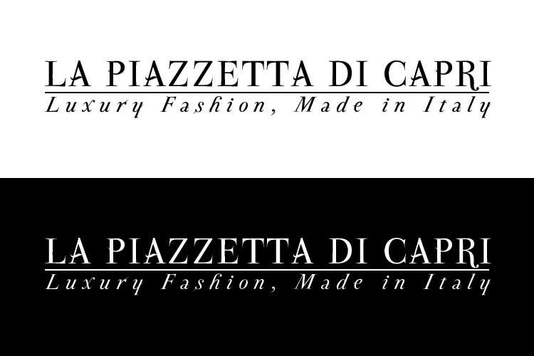 Kilpailutyö #34 kilpailussa                                                 LA PIAZZETTA DI CAPRI Luxury Fashion, Made in Italy watermark
                                            