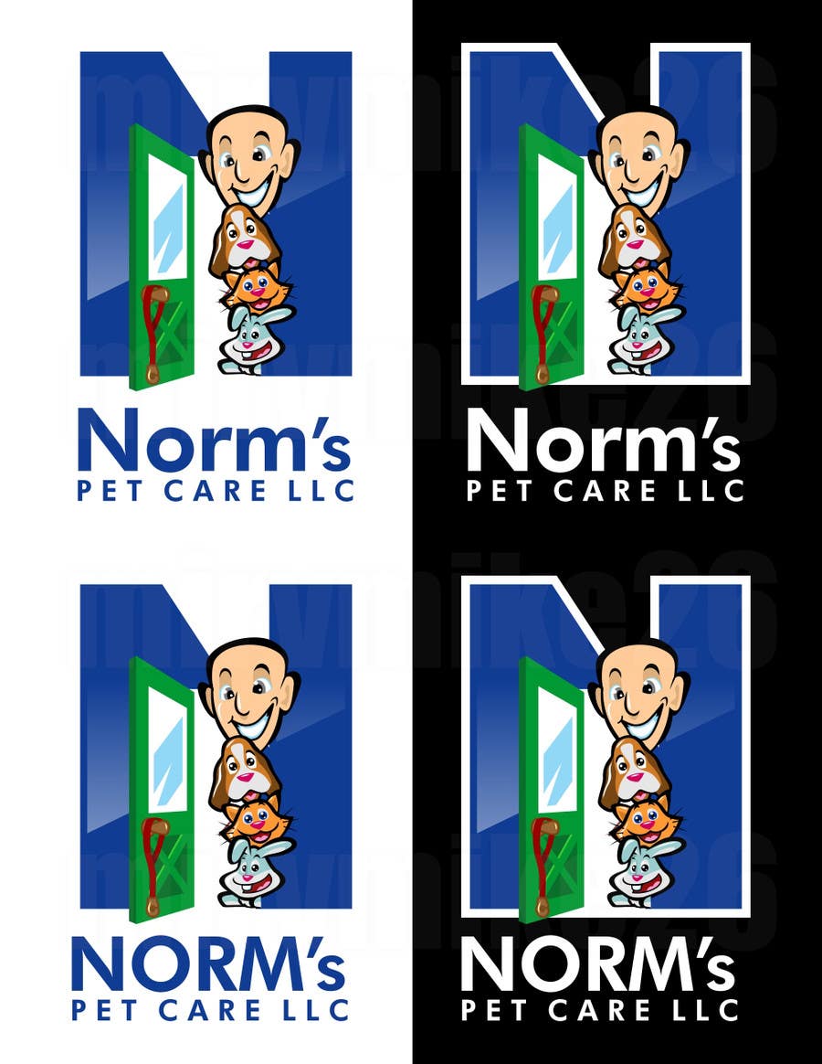 Penyertaan Peraduan #14 untuk                                                 Design a Logo for Norm's Pet Care LLC
                                            