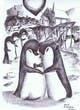 
                                                                                                                                    Icône de la proposition n°                                                58
                                             du concours                                                 Drawing / cartoon for wedding invite with penguins near the surf
                                            