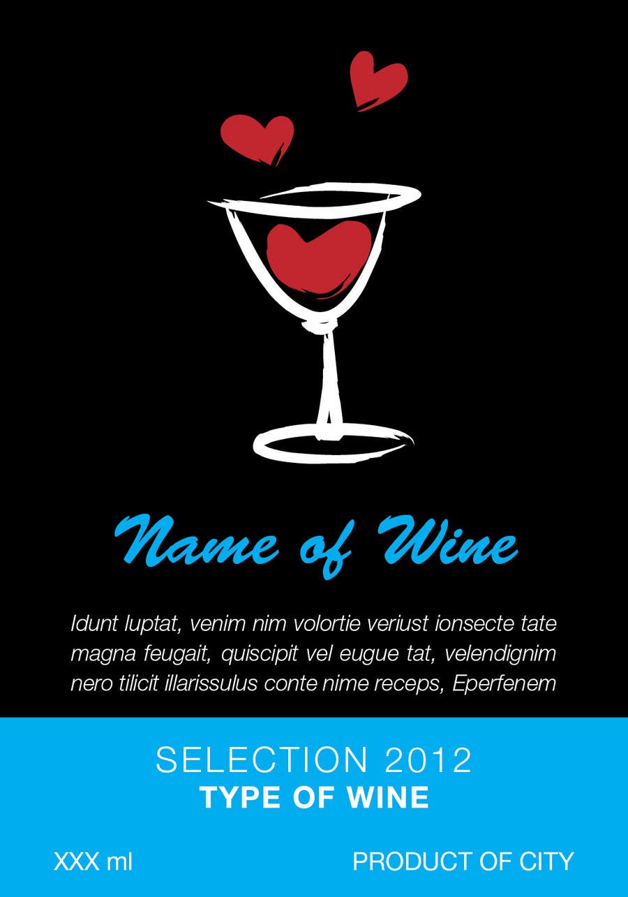 Inscrição nº 21 do Concurso para                                                 Graphic Design for an online custom wine label company
                                            