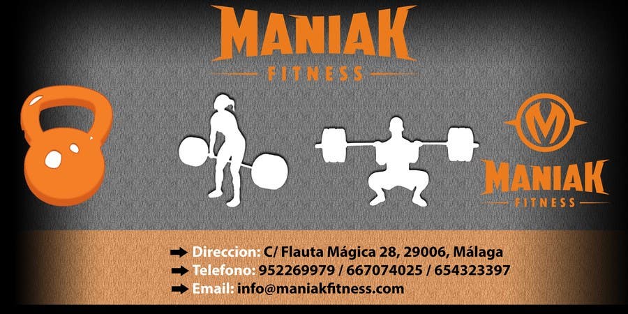 Penyertaan Peraduan #1 untuk                                                 Diseñar un banner for Maniak Fitness
                                            