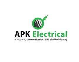 nº 171 pour Logo Design for APK Electrical par vfxgopal1 