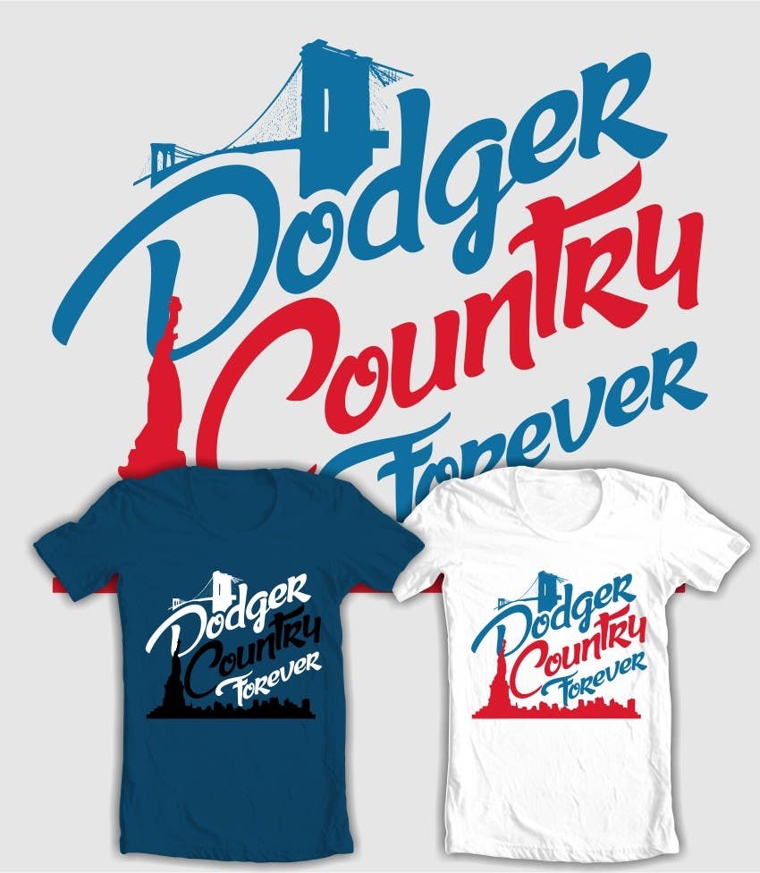 Proposition n°4 du concours                                                 Design a T-Shirt for LA Dodgers
                                            