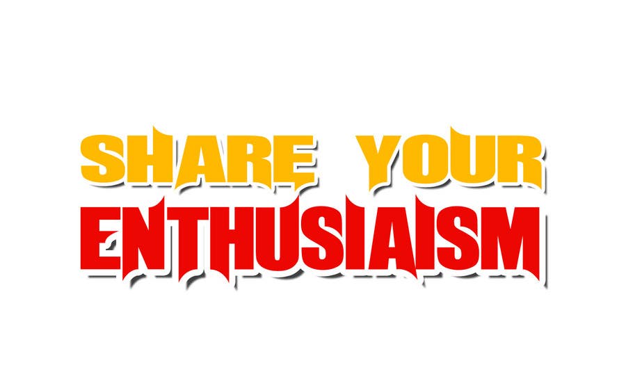 Inscrição nº 484 do Concurso para                                                 Logo Design for Share your enthusiasm
                                            