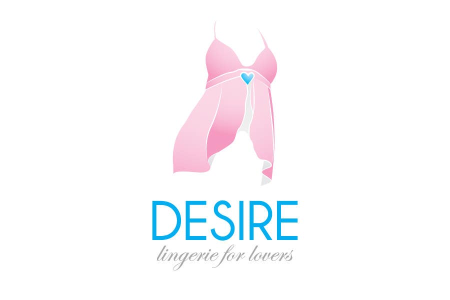 Natečajni vnos #236 za                                                 Logo Design for Desire Lingerie for Lovers
                                            
