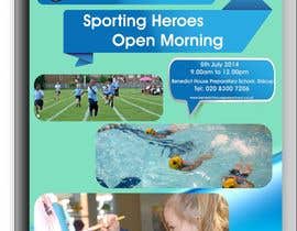Nro 5 kilpailuun Design a Flyer for a Sporting Heroes Open Day käyttäjältä ahmetbaysan54