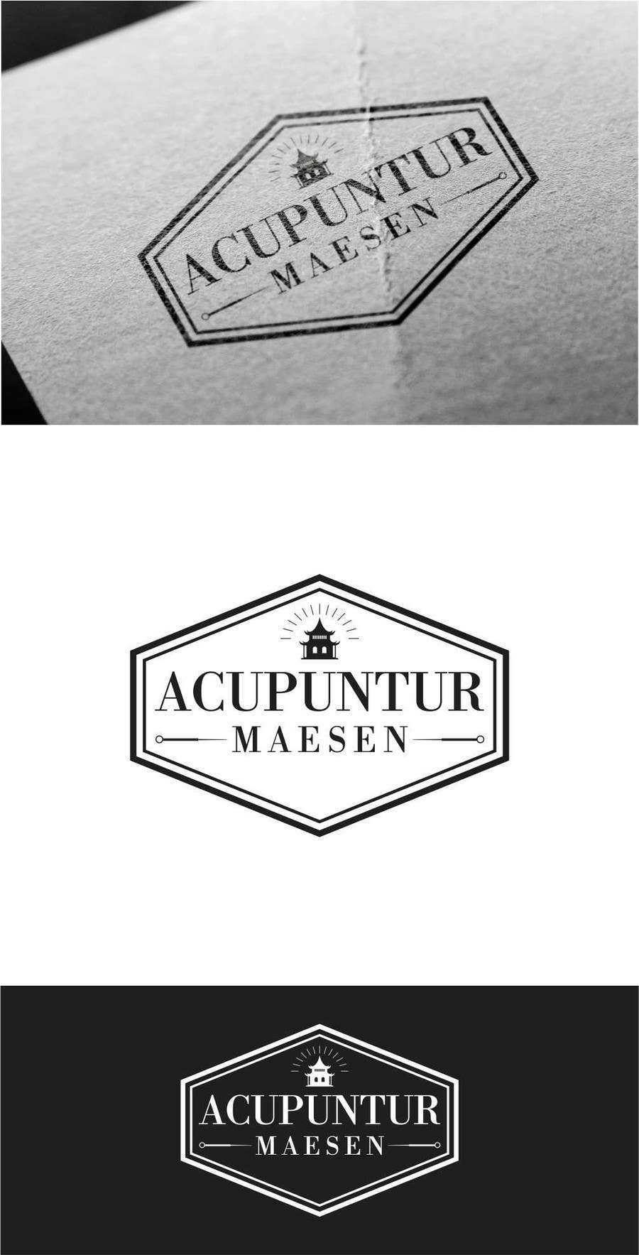 Proposition n°25 du concours                                                 Typographic logo for acupunture practice
                                            