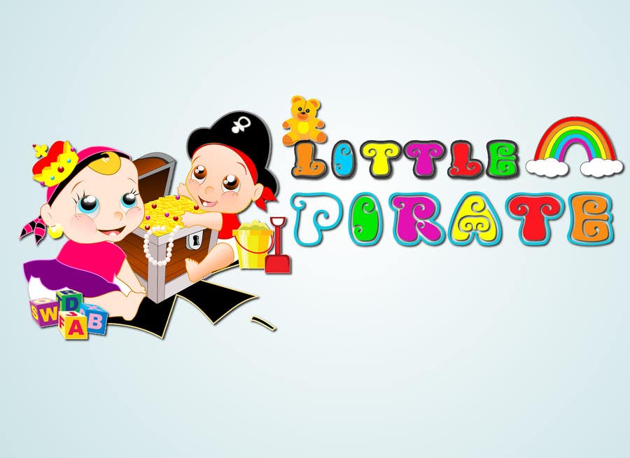 Participación en el concurso Nro.123 para                                                 Logo Design for a baby shop - Nice pirates with a Cartoon style, fun and modern
                                            