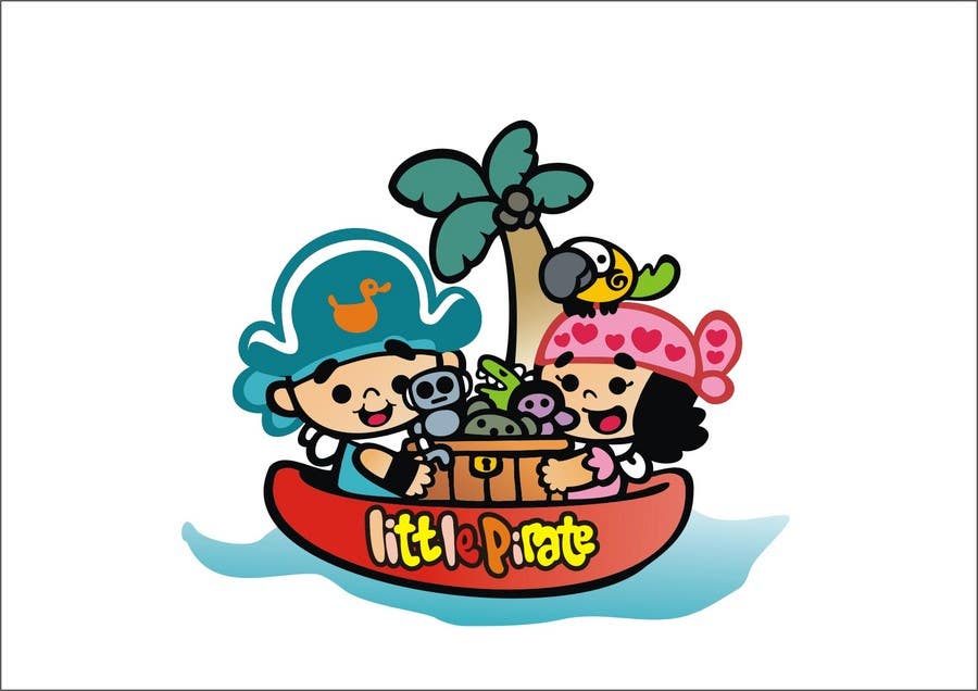 Inscrição nº 114 do Concurso para                                                 Logo Design for a baby shop - Nice pirates with a Cartoon style, fun and modern
                                            