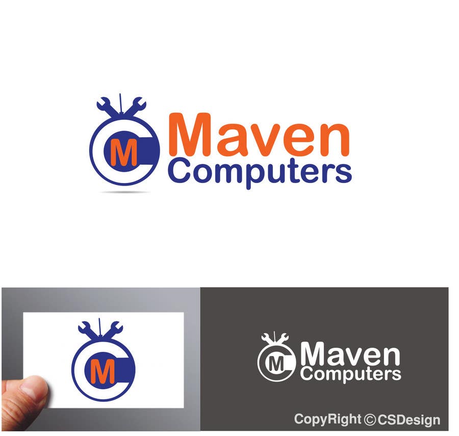 Penyertaan Peraduan #202 untuk                                                 Logo Design for Maven Computers
                                            