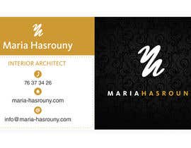 Nro 5 kilpailuun Maria Hasrouny Business Card käyttäjältä alfianrismawan