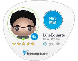 #557 for Design the Freelancer.com Hire Me Widget af LuisEduarte