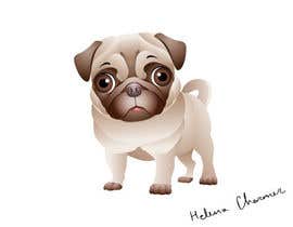 HelenaCharmer tarafından Create a cartoon illustration of a Pug için no 13