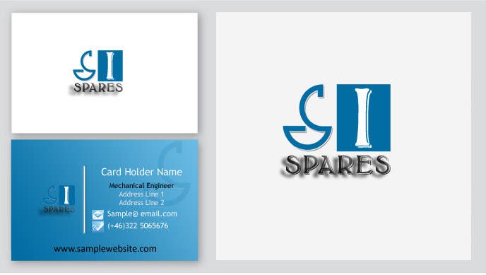 Wasilisho la Shindano #136 la                                                 Business Card Design for SI - Spares
                                            