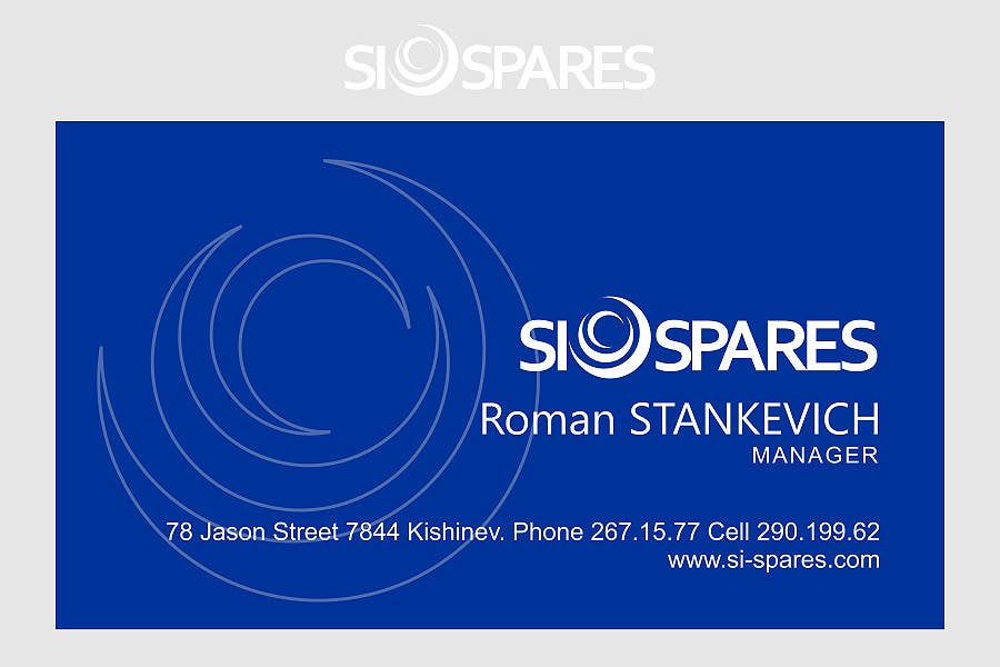 Příspěvek č. 144 do soutěže                                                 Business Card Design for SI - Spares
                                            