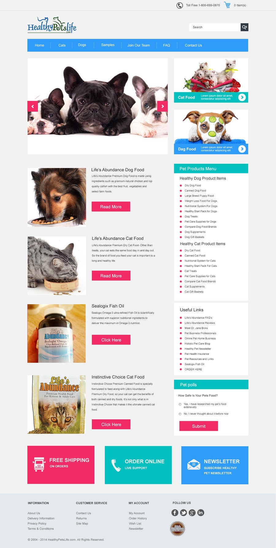 
                                                                                                            Penyertaan Peraduan #                                        13
                                     untuk                                         Design a Wordpress Mockup for Pet Food Website
                                    