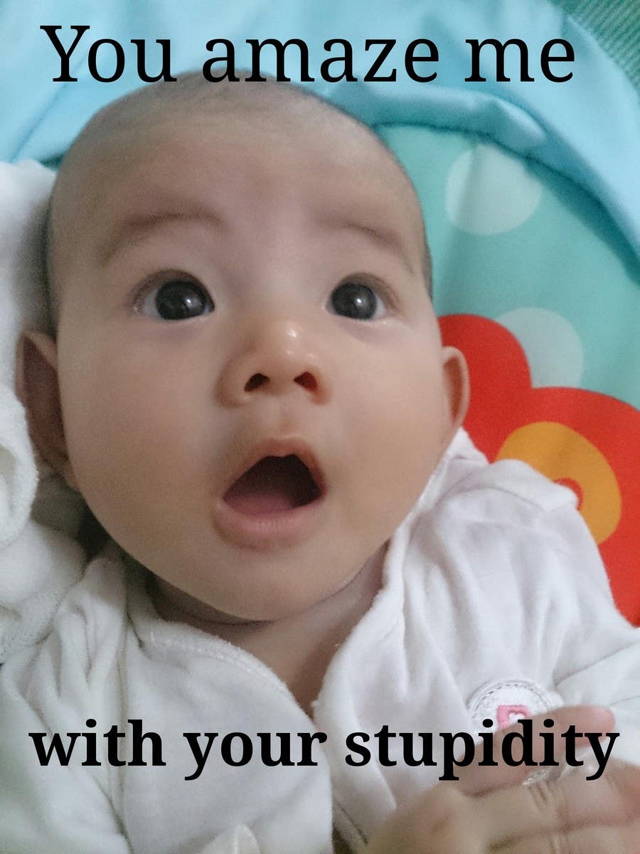 Entry 10 By Anisanna For Design Original Funny Meme About Babies