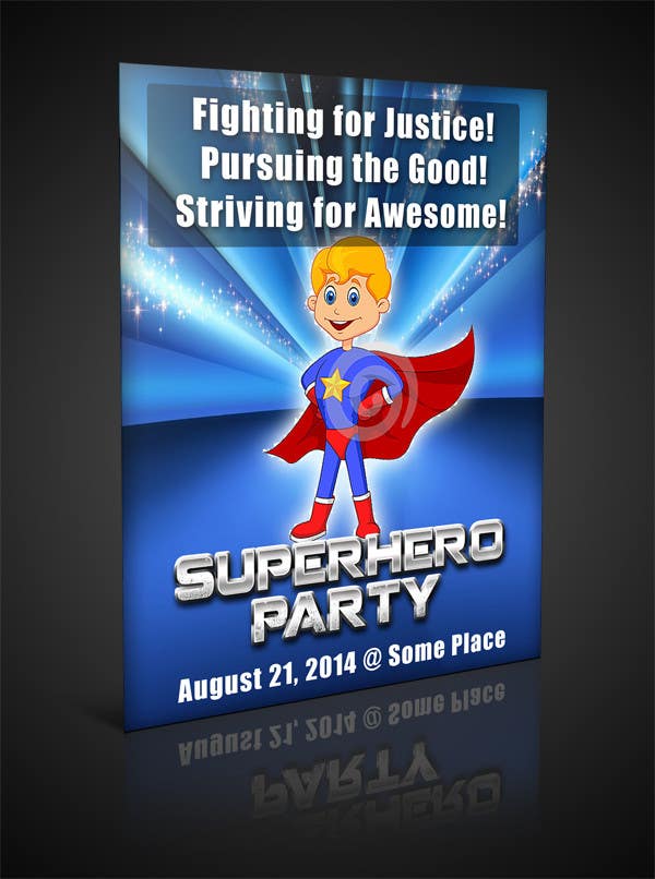 Penyertaan Peraduan #3 untuk                                                 Design a Flyer for Super Hero Day
                                            