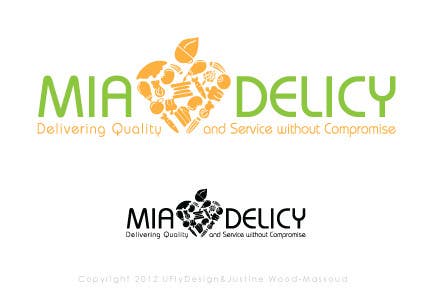 Penyertaan Peraduan #273 untuk                                                 Logo Design for Mia Delicy - Cyprus based breakfast and Lunch fresh food delivery
                                            
