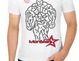 #14 untuk Design a T-Shirt for Monstar Apparel Words for &quot;Bodybuilding&quot; oleh zubi5601