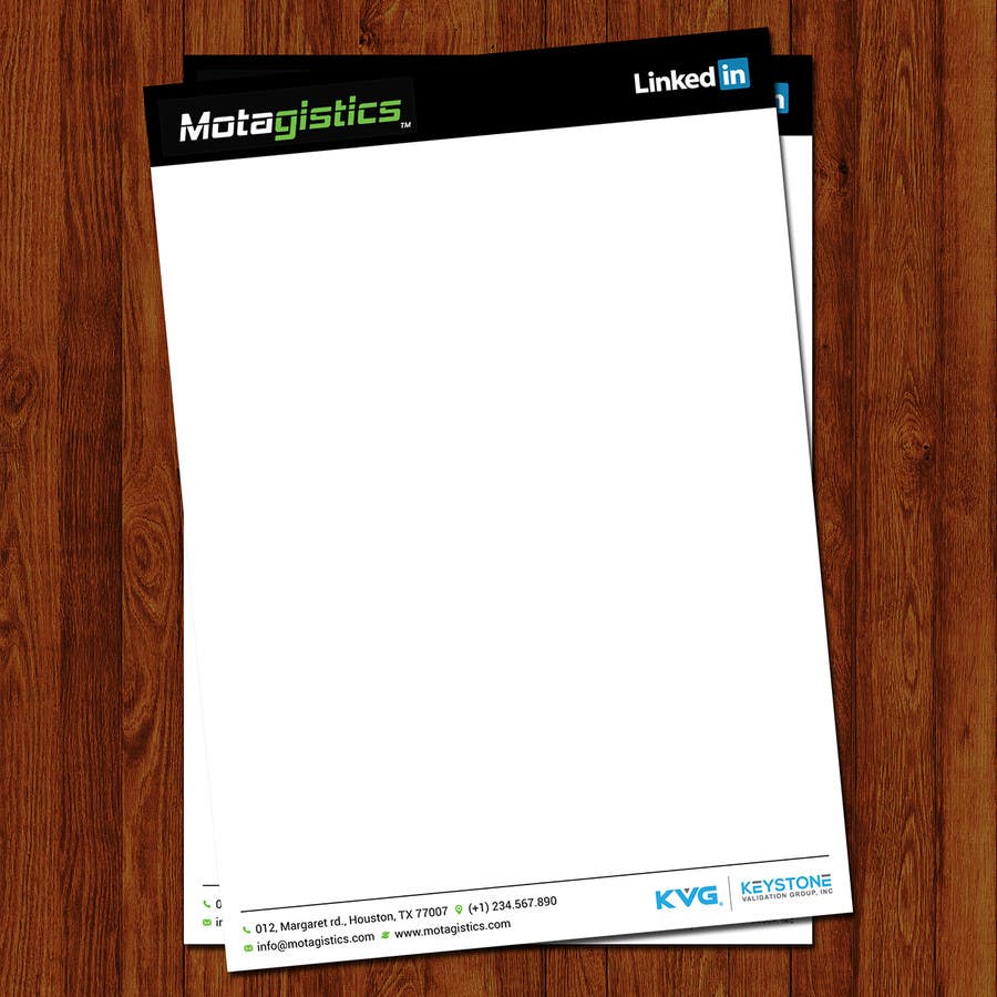 Contest Entry #20 for                                                 Design Business Cards and matching letterhead for Motagistics
                                            