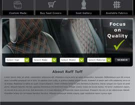 #15 untuk Design a Website Mockup for an auto seat cover manufacturer oleh nole1