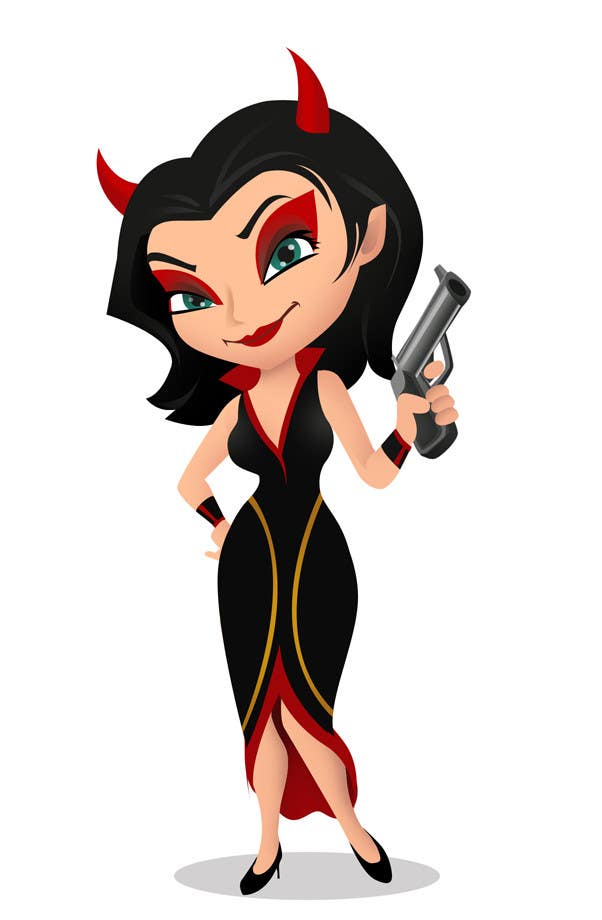 Contest Entry #22 for                                                 Design a Brand Mascot - a Lady Villain Character
                                            