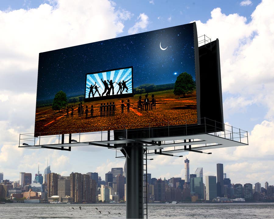Contest Entry #11 for                                                 Outdoor Cinema Banner
                                            