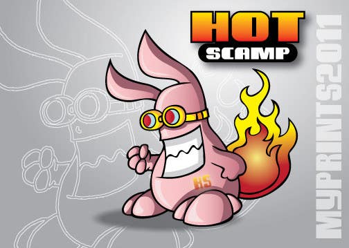 #41. pályamű a(z)                                                  Illustration Design for HotScamp
                                             versenyre