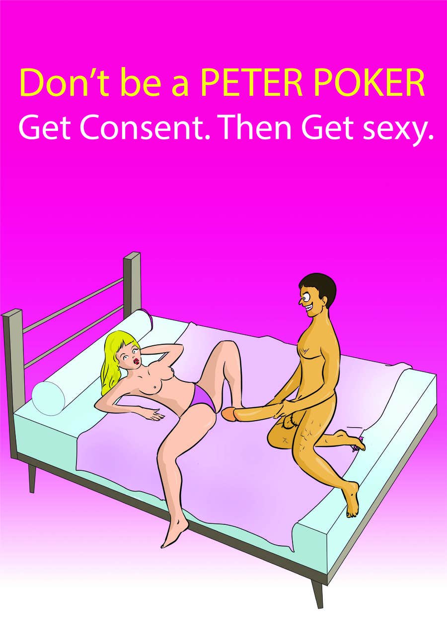 Contest Entry #1 for                                                 Consent Poster (Cartoon/caricature)
                                            