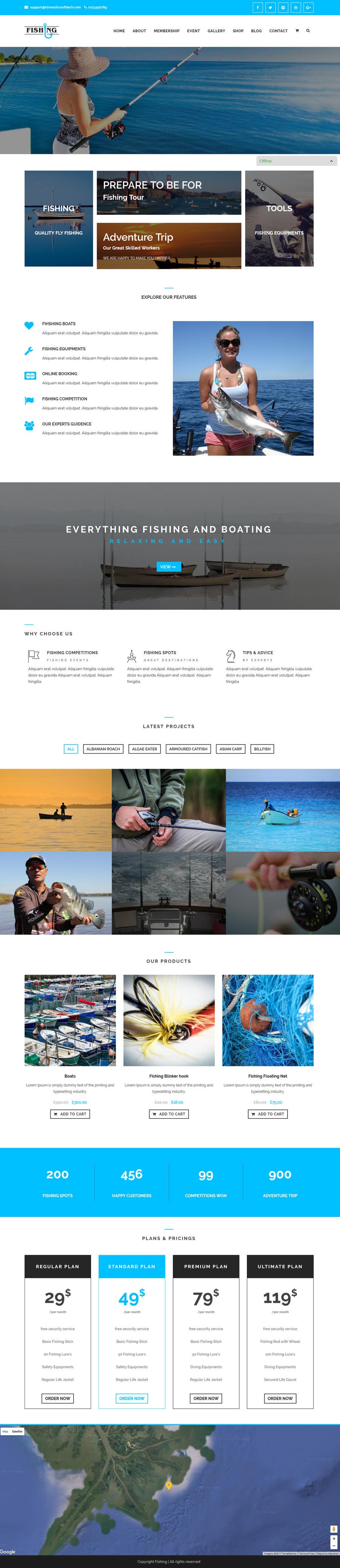 Contest Entry #14 for                                                 Design a Website Template with a Fishing Theme
                                            