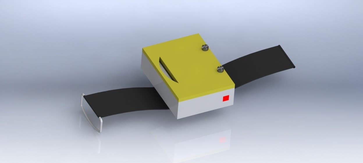 Contest Entry #14 for                                                 Design me a Product - foot strap housing electronic device
                                            